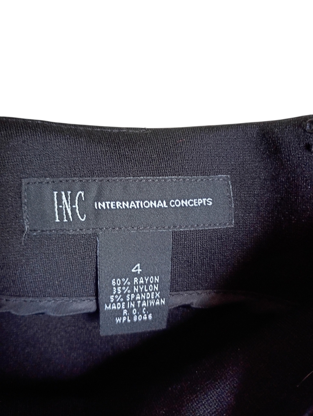 International Concepts Black Mini Skirt Size 4 - Picture 3 of 3
